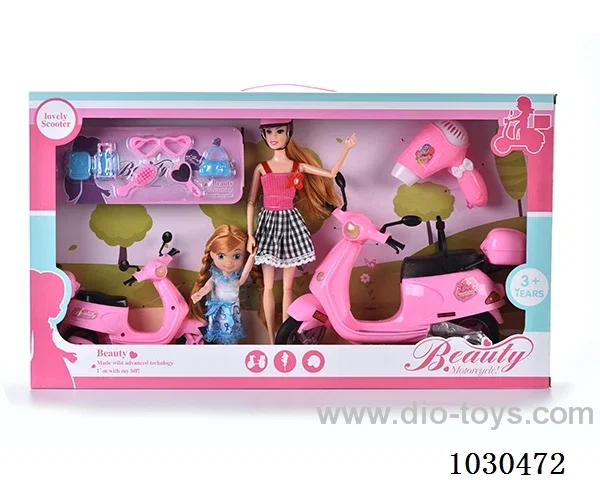 doll + motorcycle  in Gilf box