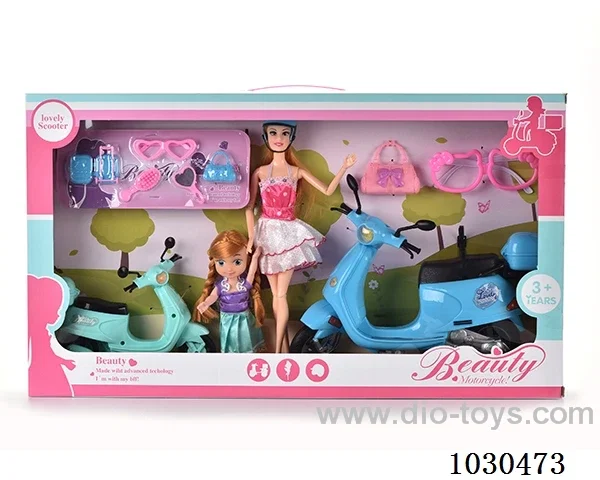 doll + motorcycle  in Gilf box