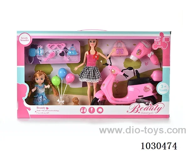 doll + motorcycle  in Gilf box