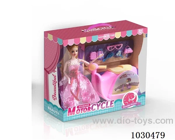 doll + motorcycle  in Gilf box