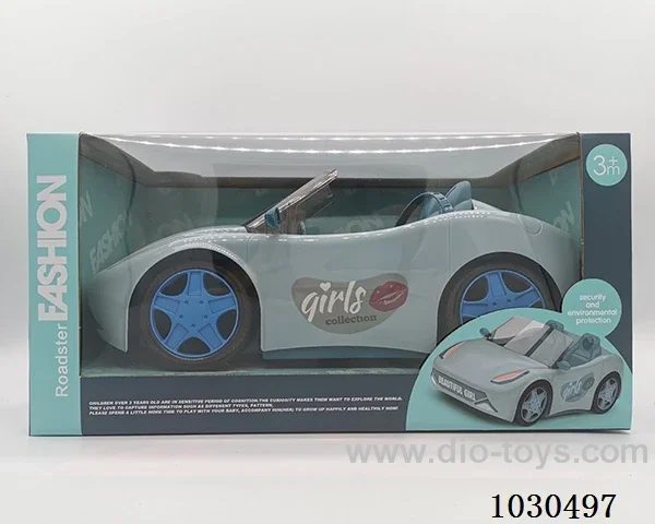 doll &car in Window box