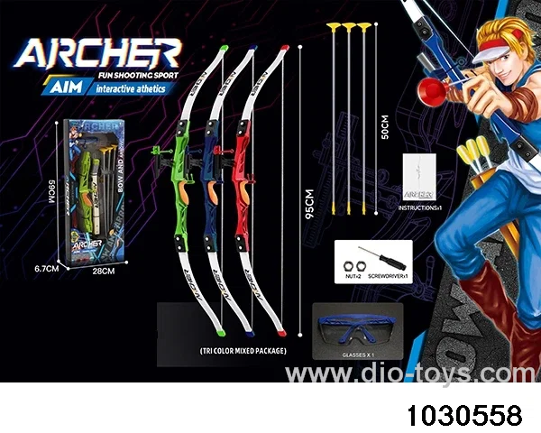 1:1.5 simulation bow and arrow in color box