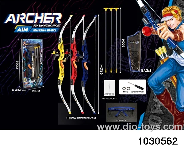 1:1.5 simulation bow and arrow in color box