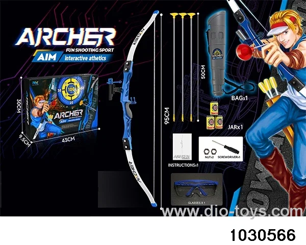 1:1.5 simulation bow and arrow in color box