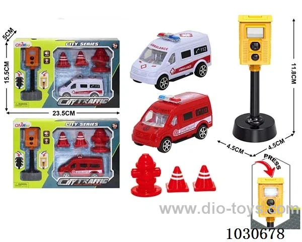 Sound and light illegal lights &car include battery