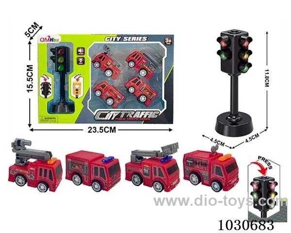 Sound and light traffic lights &car include battery