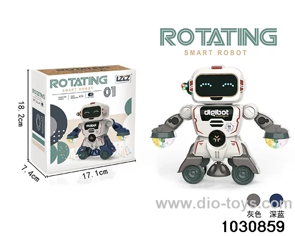 Electric light and music robot in color box