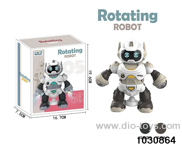 Electric light and music robot in color box