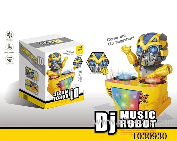 Electric Robot with universal&light&musci in color box