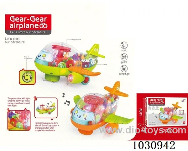 Electric toys with universal&light&sound in color  box