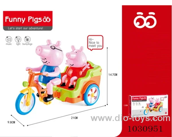 Electric toys with light&music in color  box