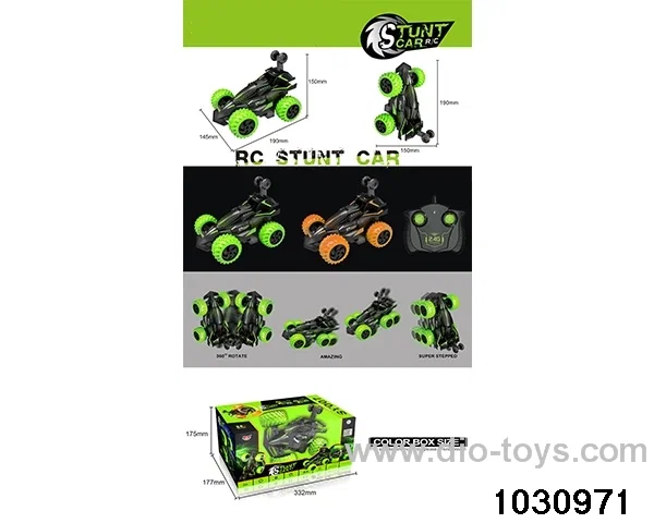 2.4G RC stunt car in window box