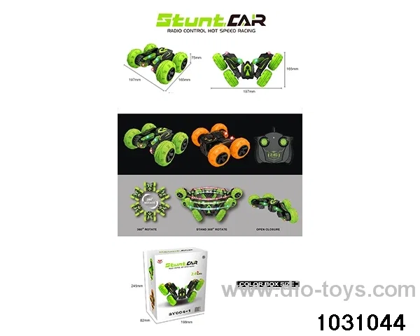 2.4G RC stunt car in color box