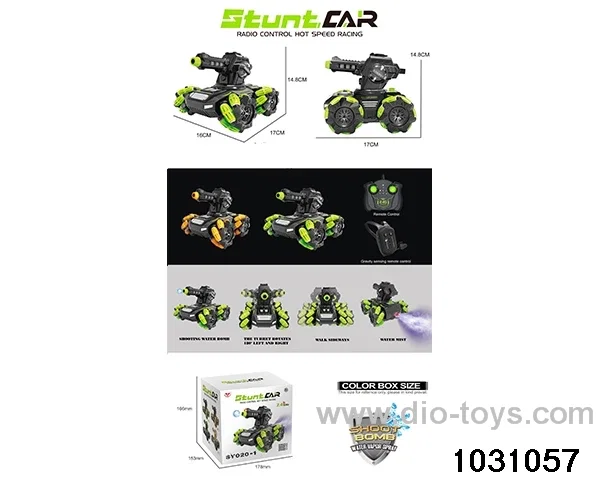 1:18 RC stunt car in color box