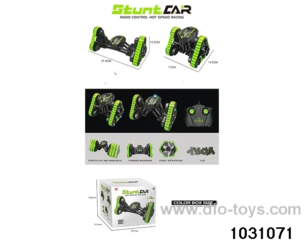 RC stunt car in color box