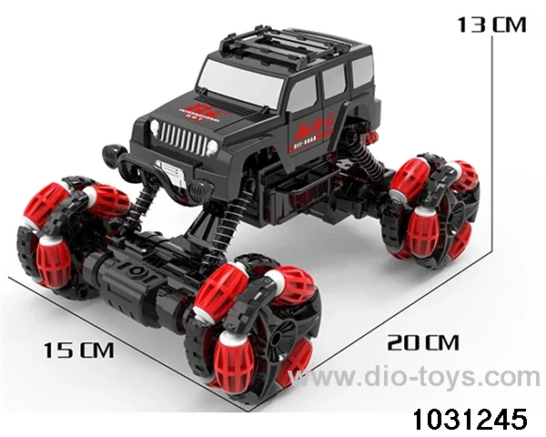 1:18 RC stunt car in window box