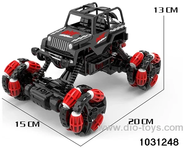 1:18 RC stunt car in window box