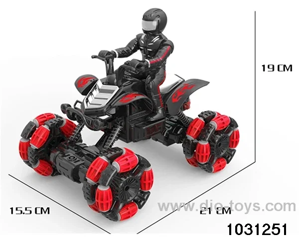 1:18 RC stunt car in window box