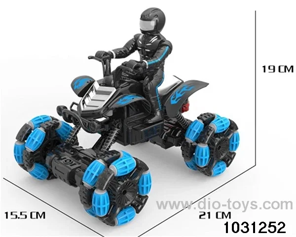 1:18 RC stunt car in window box