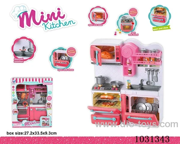 kitchen ware with light & music in window box