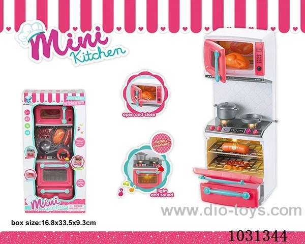 kitchen ware with light & music in window box