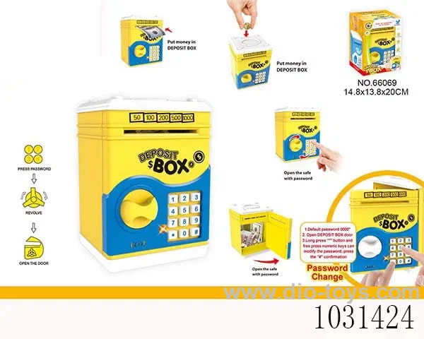 Intelligent safe with light&sound in  window box