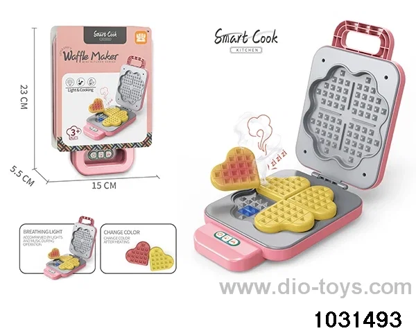 Color changing waffle set in 5PCS paper card