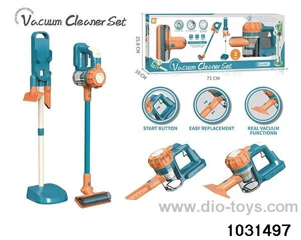 Handheld vacuum cleaner with stand set in window box