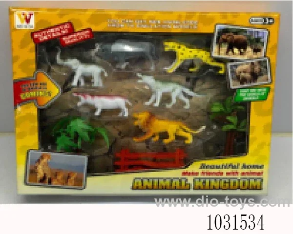 6pcs dinosaur set 4 inch  in window box
