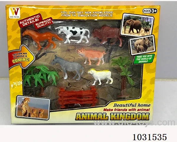 6pcs dinosaur set 4 inch  in window box