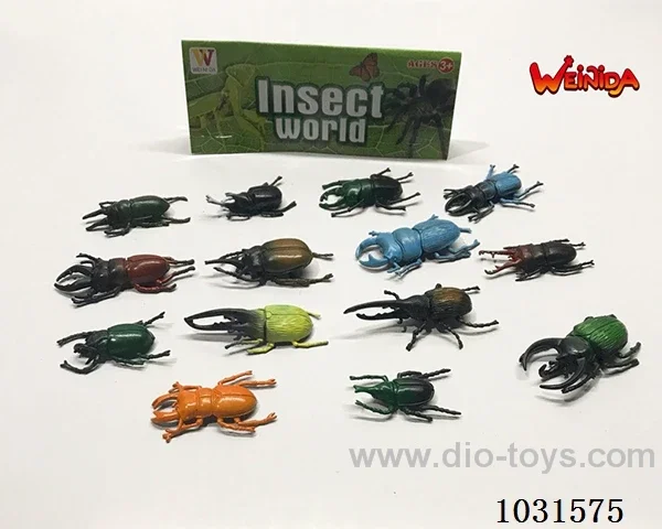 14pcs animals set 3 inch in PP bag with header
