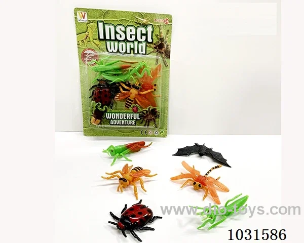 6pcs animals set 4 inch in blister card