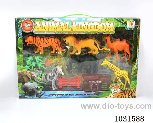 animals set 6 inch in Window box