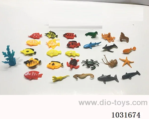26pcs animals set in PP bag with header