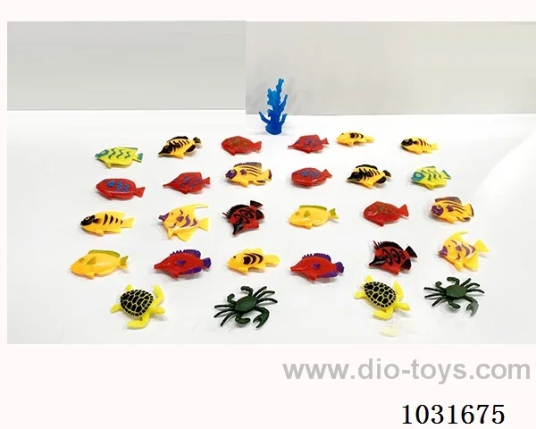 28pcs animals set in PP bag with header