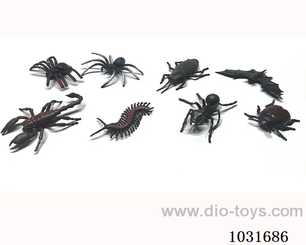 8pcs animals set in PP bag with header