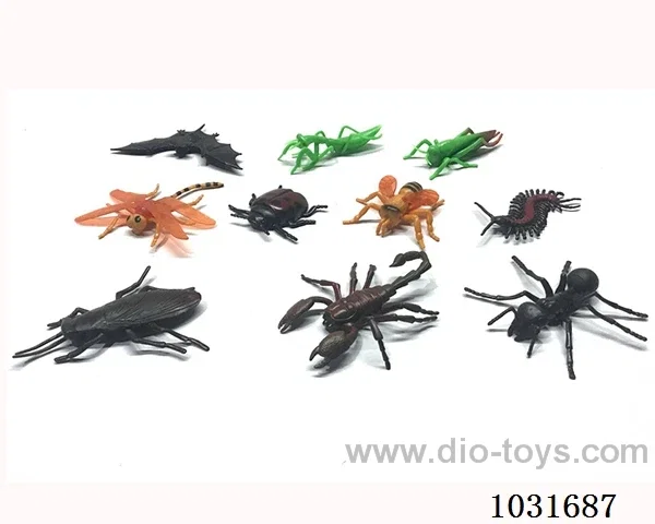 10pcs animals set in PP bag with header