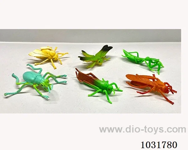 6pcs animals set in PP bag with header