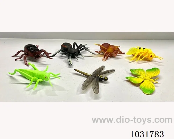 7pcs animals set in PP bag with header