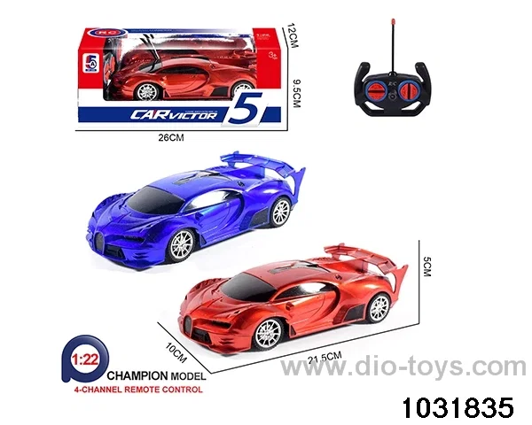 1:22 4ch RC car in window box(No electricity ) in window box
