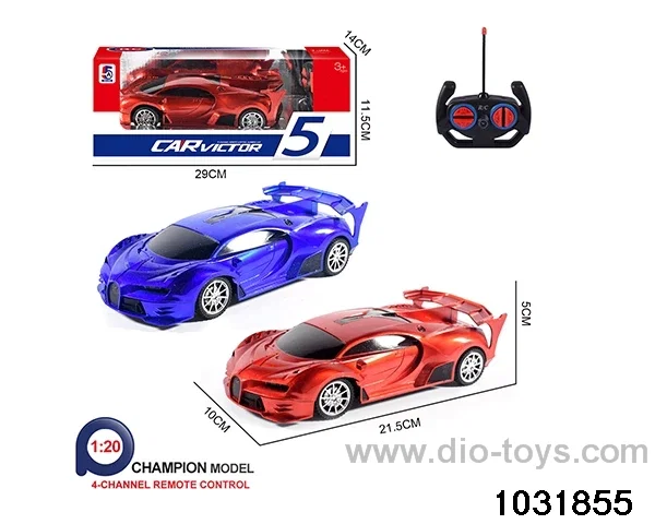 1:20 4ch RC car in window box(No electricity ) in window box