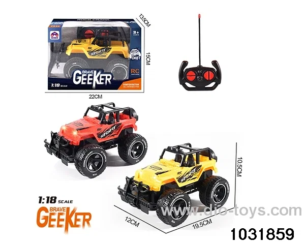 1:18 4ch RC car in window box(No electricity ) in window box