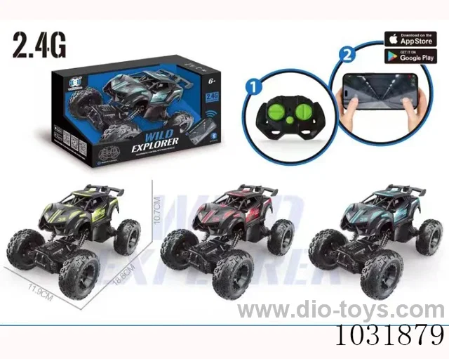 2.4G Bluetooth RC climbing car include battery in window box