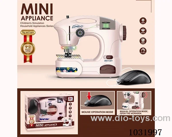 Electric Sewing machine with light in window box