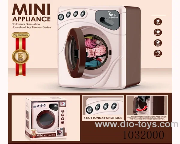 Electric Washing machine with light in window box