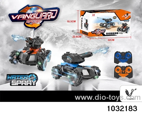 RC side-line water jet truck in color box