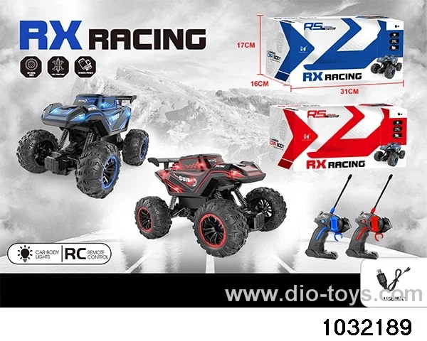 4ch Lighted Climbing Car in window box