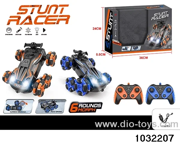 6WD stunt drift car in window box