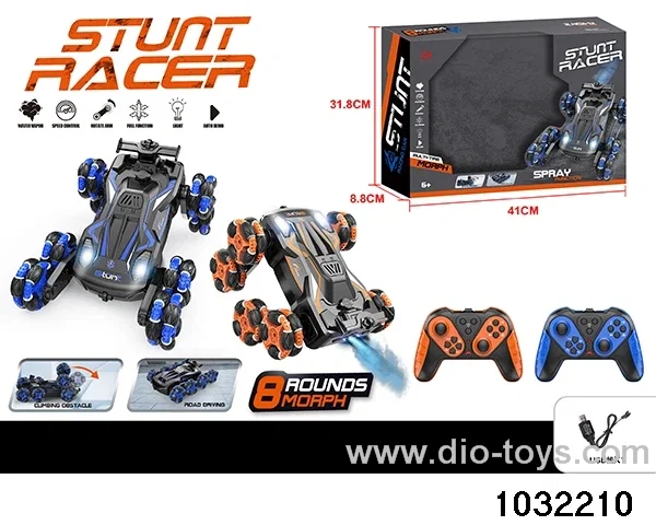 8WD stunt double-sided drift car in window box