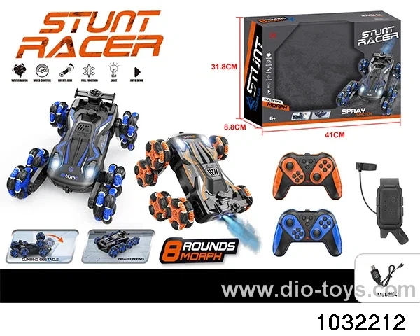 8WD stunt double-sided drift car in window box